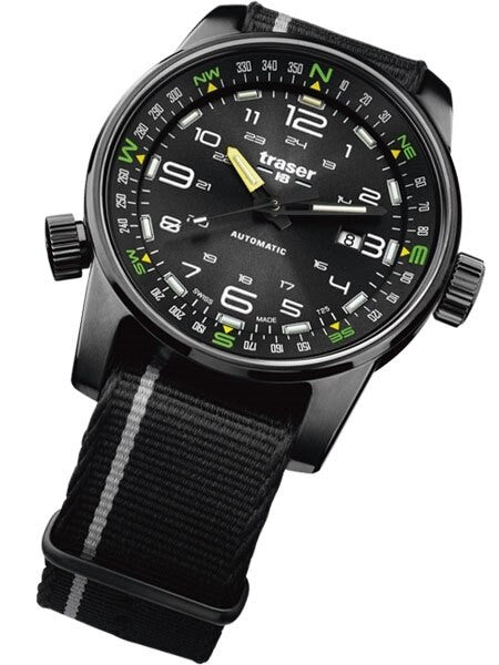 Traser P68 Pathfinder Swiss Automatic Watch with Compass, AR Sapphire Crystal #107718