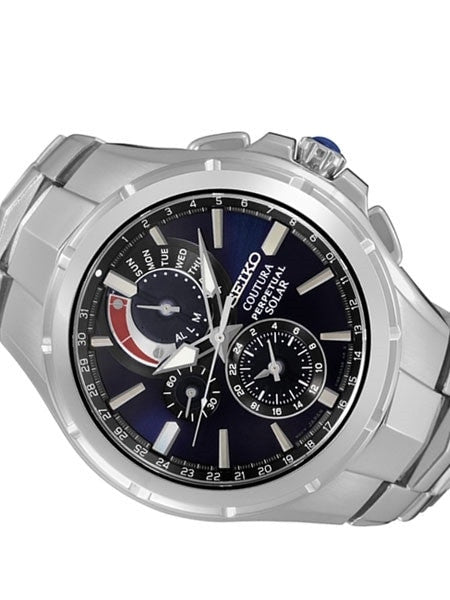 Seiko Coutura Solar Chronograph with Perpetual Calendar, Alarm #SSC375
