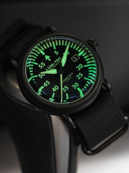 Lum-Tec Combat Field X3 Swiss Automatic Watch with Double Curved Sapphire Crystal #X3