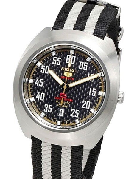 Seiko Sports 5 Automatic 23-Jewel Watch with a 44mm Turtle-Style Case #SRPA93K1