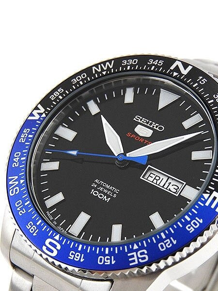 Seiko 5 Sports 24-Jewel, Automatic with Rotating Compass Bezel #SRP659J1