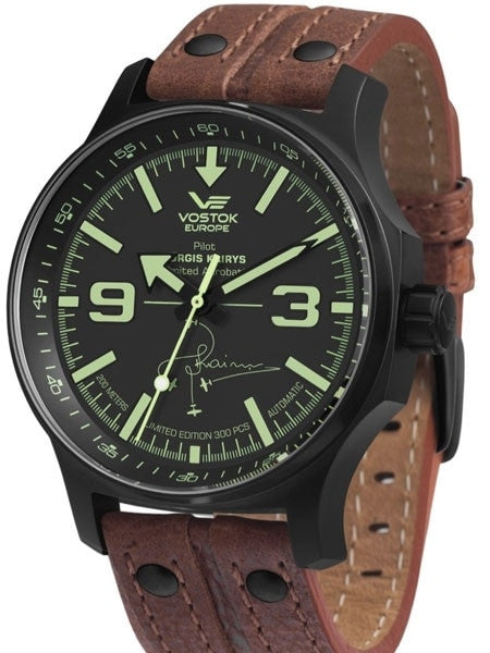 Vostok-Europe Jurgis Kairys SPECIAL EDITION Automatic Pilot Watch with SuperLuminova #5954334