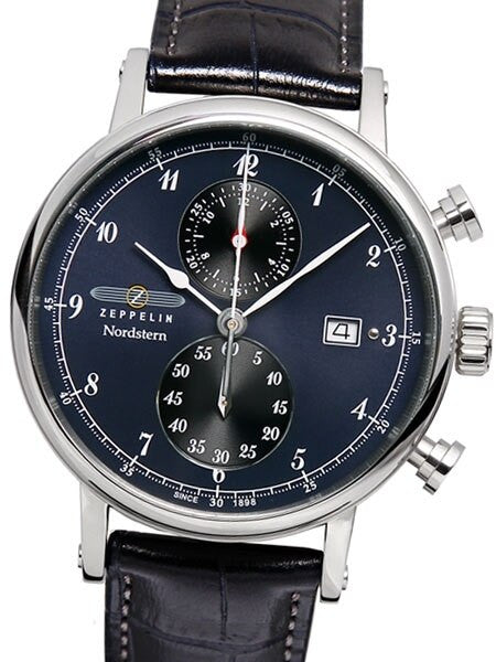 Graf Zeppelin Nordstern Series Two-Eye Swiss Quartz Chronograph #7578-3
