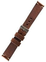 Squale 1521 OEM 20mm Brown Leather Watch Strap #1521-BRN-LTHR