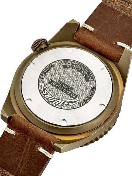 Squale 500 meter Professional Swiss Automatic Dive watch with Bronze Case #1521BR-026-G