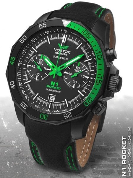 Vostok-Europe N1 Rocket Quartz Chronograph with 60 Minute Stopwatchl #2254252