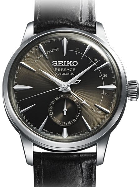 Seiko Presage "Cocktail Time" Automatic Dress Watch with Power Reserve Indicator #SSA345J1