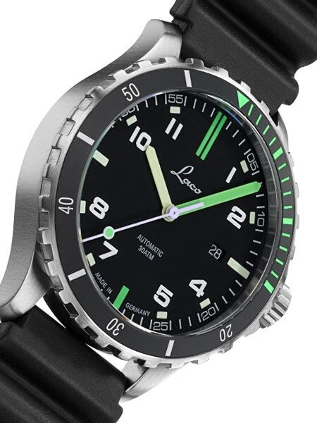 Laco Squad Amazonas 300 Meter Dive Watch with a Double-Domed AR Sapphire Crystal #862107