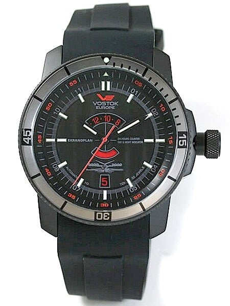 Vostok-Europe Ekranoplan Caspian Sea Monster Tritium Tube Dive Watch 5454108