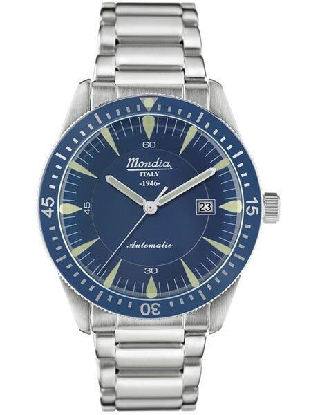 Mondia 1946 Automatic Watch with Blue Dial #MI760SS-02BL-BM
