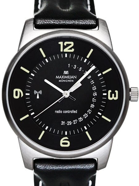 Maximilian Radio Controlled Watch with Push Button Date Display #5010-2
