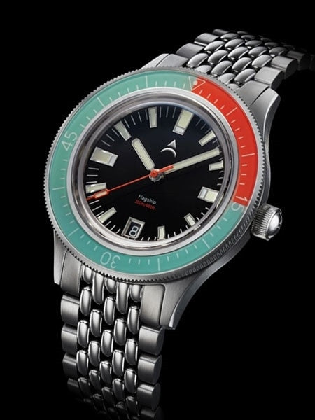 Axios Flagship 40 Temeraire 200-Meter Automatic Dive Watch with Box AR Sapphire Crystal #AX-04