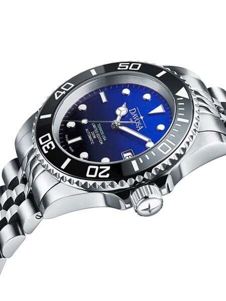 Davosa USA Limited Edition 40mm Ternos Ceramic Automatic Dive Watch with Faded Blue Dial #16155599