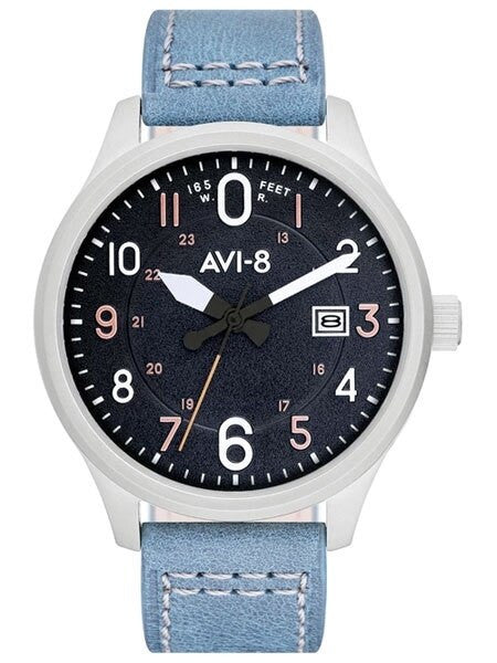 AVI-8 Hawker Hurricane Aviator Watch with Altimeter Style Dial #AV-4053-0F