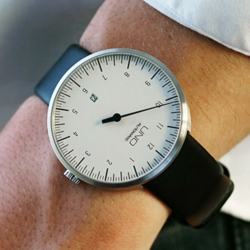 Botta UNO one hand 12-hour Swiss automatic watch with 44mm stainless steel case #811010