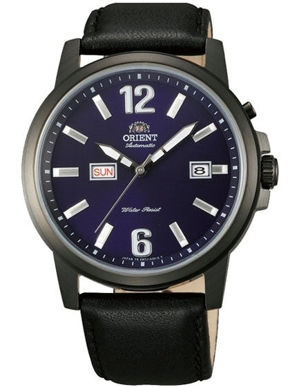Scratch and Dent - Orient 42mm PVD Starfish Day and Date Automatic Watch with Blue Dial #EM7J002D