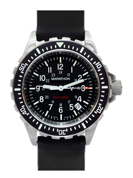 Scratch and Dent - Marathon Swiss Made, TSAR Quartz Military Divers Watch with Sapphire Crystal #WW194007NGM