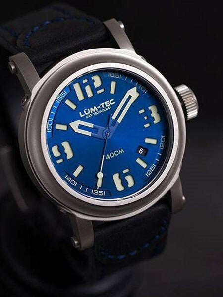 Lum-Tec 42mm High-Beat Automatic Watch with AR Sapphire Crystal #400M-2