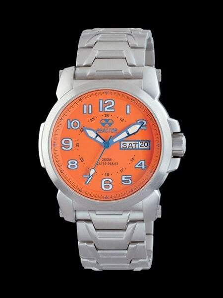 Reactor Atom Watch with SuperLuminova Illumination, Stainless Steel Case and Bracelet #68008