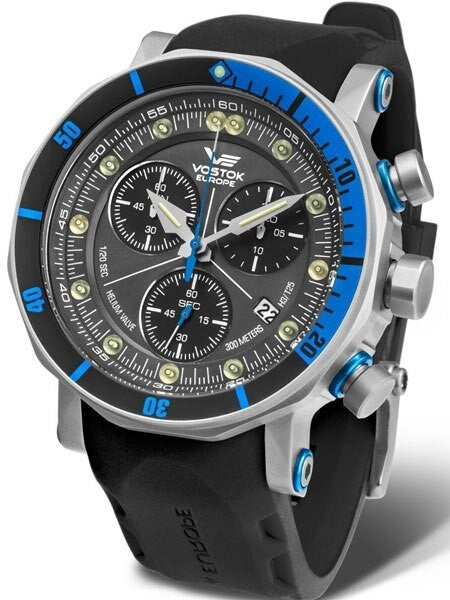 Vostok-Europe Lunokhod-2 Grand Quartz Chronograph Diver with Tritium Tubes #6205213