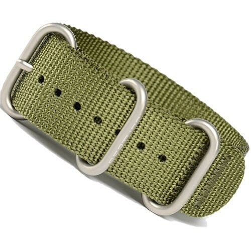 Bertucci Forest DX3 Nylon Strap with Stainless Steel Buckle and Keeprs #97