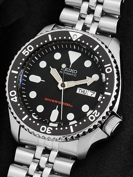 Seiko Automatic Dive Watch with Stainless Steel Bracelet #SKX007K2