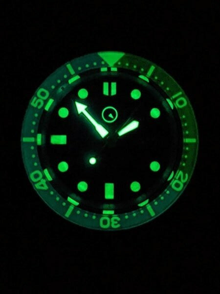 Scratch and Dent - Islander Automatic Dive Watch with AR Sapphire Crystal, and Luminous Sapphire Bezel Insert #ISL-09