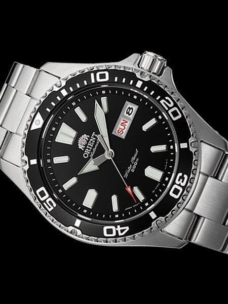 Orient USA II Black Dial Automatic Dive Watch with Sapphire Crystal #AA0200AB