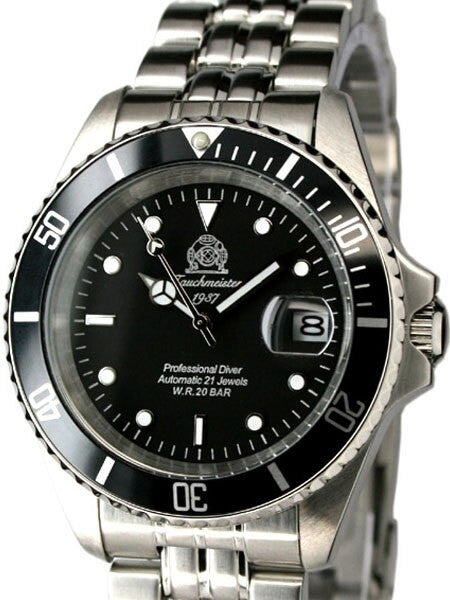 Tauchmeister T0250 Classic Automatic Dive Watch with Screw-Down Crown