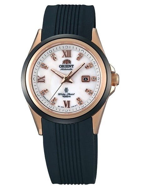 Orient GEM Women's Automatic Watch with Sapphire Crystal and Sparkling Crystals on the Dial #NR1V002W
