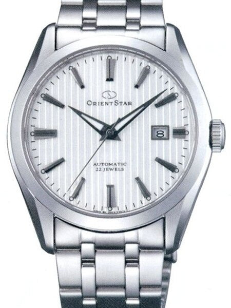 Orient Star Standard-Date Automatic Watch with Sapphire Crystal and SAR Coating #DV02003W