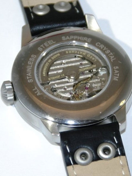 Laco TurinType B Dial Automatic Pilot Watch with Sapphire Crystal #861897
