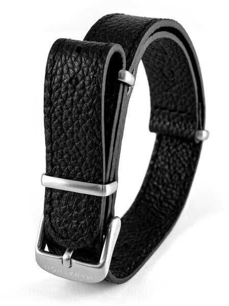 Marathon 16mm Leather One-Piece Strap #WW005012