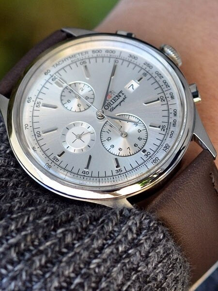 Orient Monterey Quartz Chronograph with 12-Hour Totalizer and Tachymeter #TT0V004W