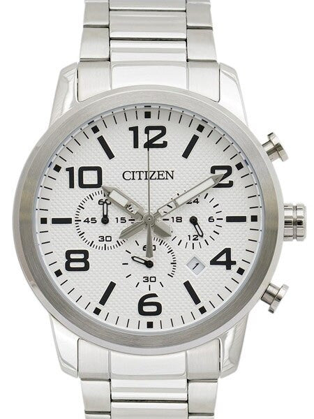 Citizen Quartz Chronograph Watch with Stopwatch, 24-Hour Sub-Dial #AN8050-51A