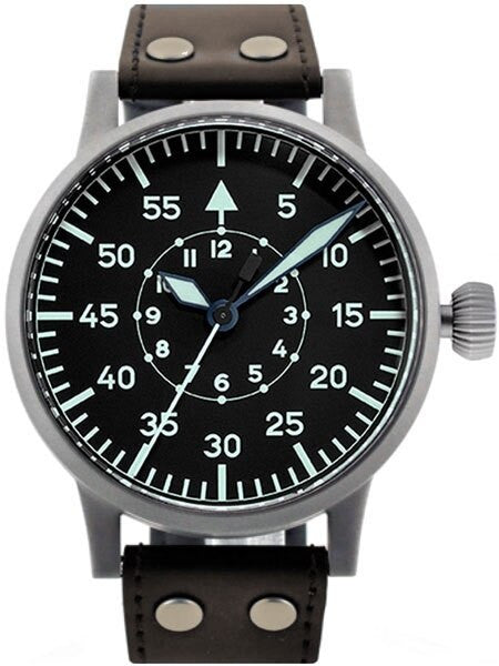 Laco 55mm, Replica Type B Dial Swiss Mechanical Pilot Watch with Sapphire Crystal #861930