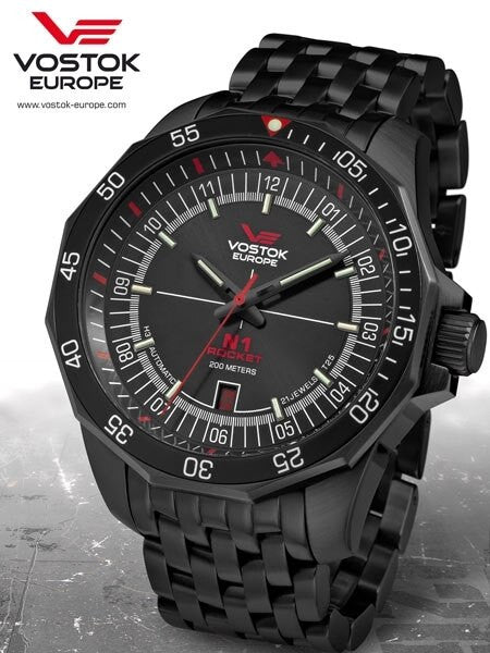 Vostok-Europe N1 Rocket Russian Automatic Watch with Trigalight