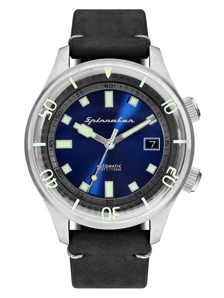 Spinnaker Bradner 42m Vintage-Style Automatic Sport Watch with a Luminous Bezel #SP-5057-03