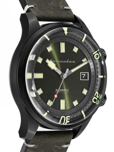 Spinnaker Bradner 42m Vintage-Style Automatic Sport Watch with a Luminous Bezel #SP-5057-04