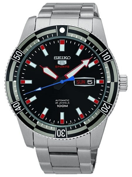 Seiko 5 Sports 24-Jewel, Automatic with Hand Winding and Hacking #SRP735K1