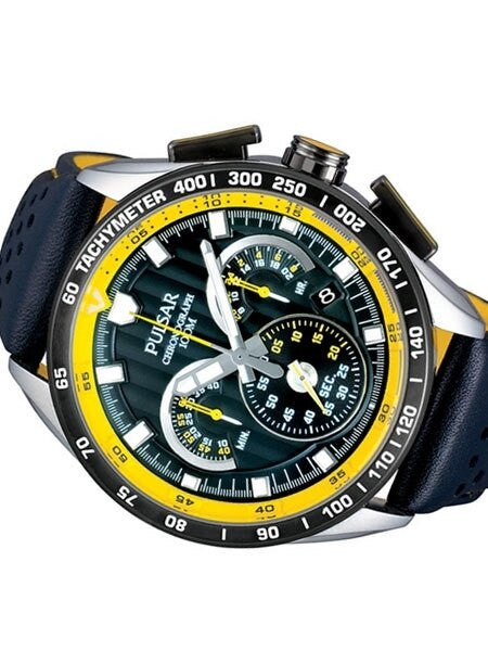 Pulsar Quartz Chronograph Watch with Stopwatch and 24-Hour Sub-Dial #PU2007