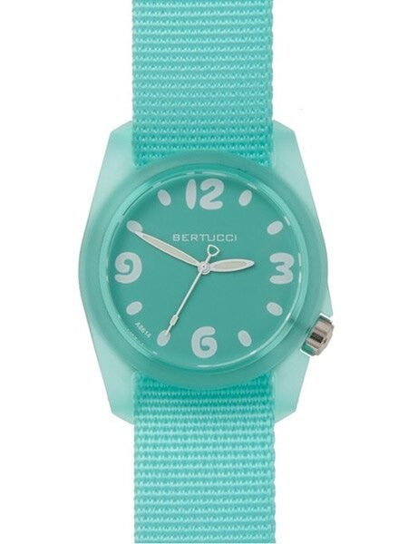Bertucci Women's Comet Blue Sport Resin Watch, Matching Nylon Strap and Dial - 11033
