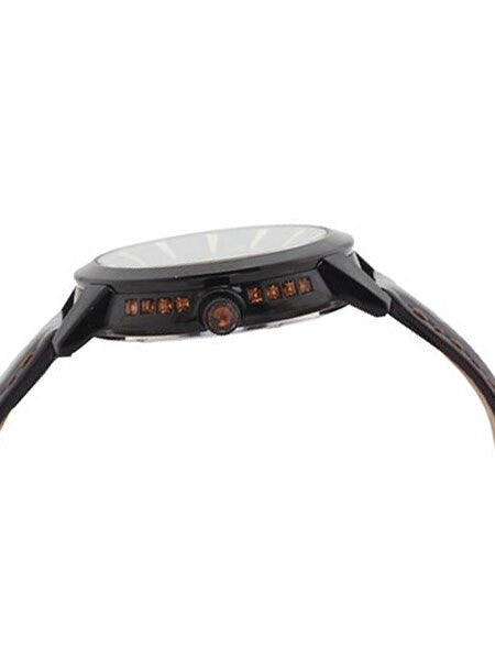 Titan HTSE Ladies Solar Powered Quartz Watch with Swarovski Crystals and Leather Strap #2523NL01