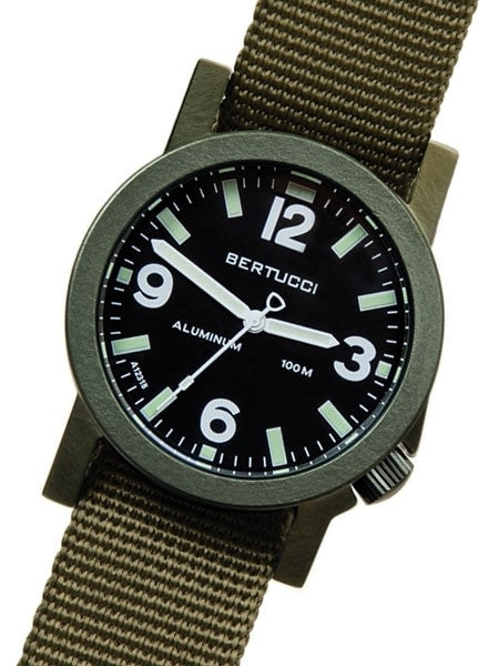 Bertucci Experior Anodized Aluminum Unibody Watch with Nylon Strap #16504