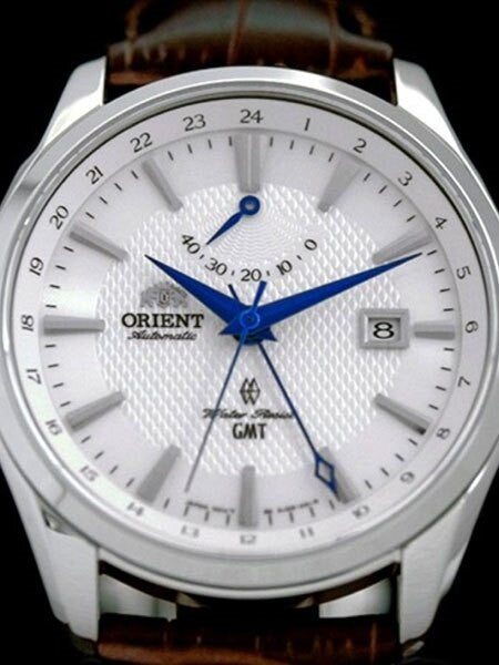 Orient Automatic GMT (dual time)  with Sapphire Crystal and Power Reserve #DJ05003W