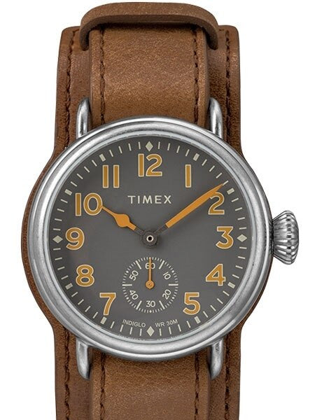 Timex 38mm Welton Quartz Watch with Grey Dial and INDIGLO Night-Light #TW2R88000VQ