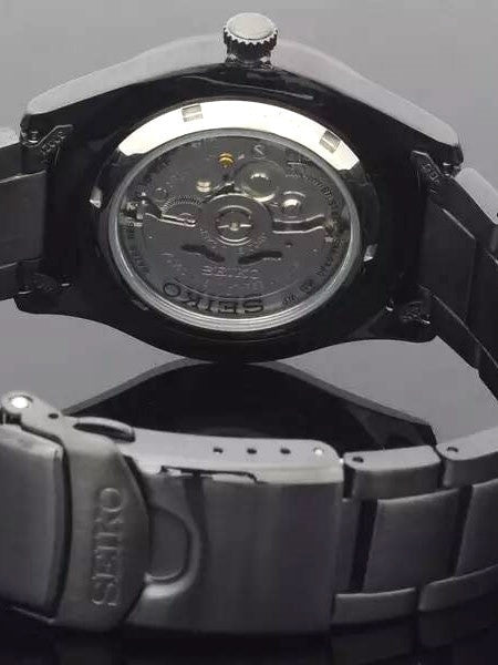 Seiko Military Gun Metal Plated Automatic Watch with 42mm Case #SNZG17K1