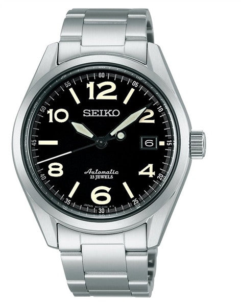 Seiko Black Dial Automatic Dress Watch with 40.3mm Case, and Sapphire Crystal  #SARG009