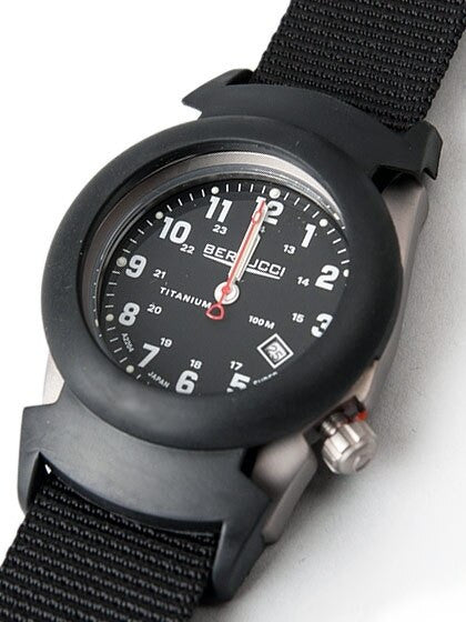 Bertucci A-2T Black Dial Titanium Watch with a Pro-Guard Case Cover #12059