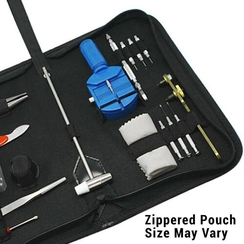 Watch Tool Kit for Strap Changes and Bracelet Sizing, etc. in a Zippered Pouch #TSA7003